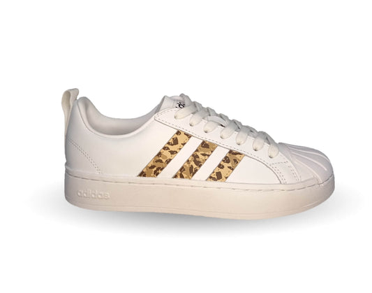 Adidas 4969 Color Blanco/Leopardo