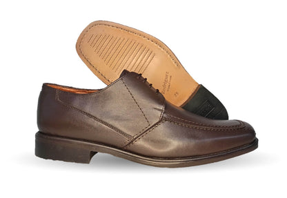 Zapatos de Vestir de piel de ternera con suela de cuero Karsson 78 Café para hombre