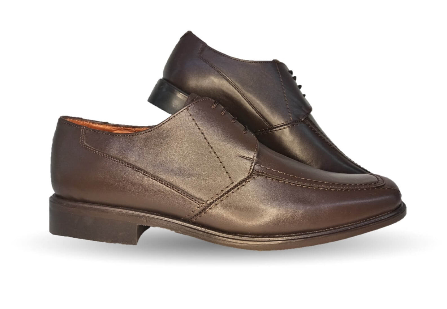 Zapatos de Vestir de piel de ternera con suela de cuero Karsson 78 Café para hombre