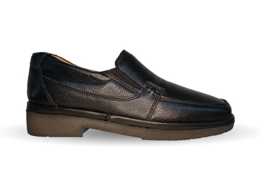 Zapato de Confort para pie diabético de piel de cordero con Shock Point Paceño 721 Negro para hombre