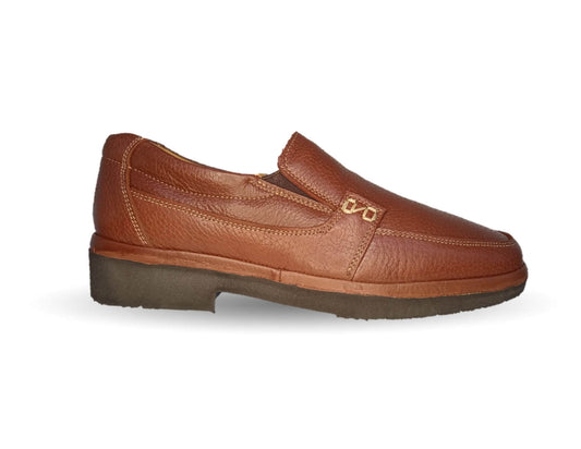 Zapato de Confort para pie diabético de piel de cordero con Shock Point Paceño 721 Tinto para hombre